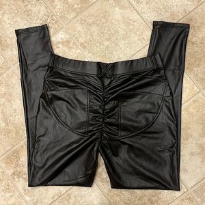 Faux Leather Pants